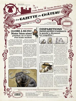 cover image of Le Château des animaux (Tome 1)--La Gazette du Château